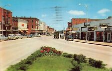 Decatur AL Alabama Downtown Main Bank Street 2nd Avenue 1960s Vtg Postcard Z7 picture