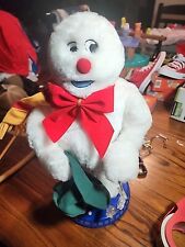Gemmy Spinning Snowflake Frosty the Snowman Sings, Dances, Parts Only.  ￼ picture