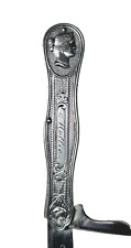Antiqu Vict. 1870’s era Sterling Silver Fruit Pairing Folding Knife 3 1/4 Inches picture