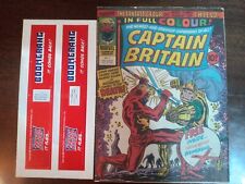 CAPTAIN BRITAIN # 2   FN    COMPLETE WITH CAPTAIN BRITAIN BOOMERANG   OCT 1976 picture