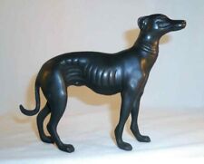 Beautiful and Decorative Bronze Figurine of Gray Hound Dog Standing on All Four picture