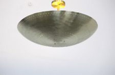 Mid Century Gleaming Symmetry The Brass Dish Chandelier picture