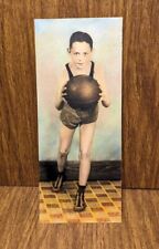 1890's Vintage Basketball Boy Photograph OLD picture