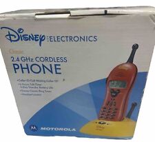 Vintage Motorola Disney Classic Mickey Mouse 2.4 GHz Cordless Phone A+ w/Box picture