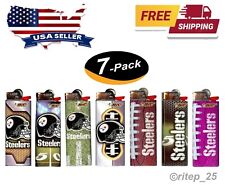 (7 Lighters) Bic Pittsburgh Steelers NFL Officially Licensed Cigarette Lighters picture