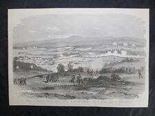 1885 Edwin Forbes Civil War Print - Battle of Gettysburg, July 2, 1863 -FRAME IT picture