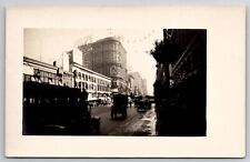 San Francisco CA RPPC View on Market Street c1910 Real Photo Postcard I22 picture
