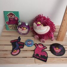 TLC Lot Of Cheshire Cat Items w Damage / Wear. Magnets Keychain Squishy Toy picture