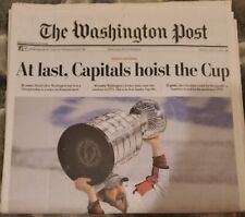 Washington Capitals Stanley Cup Champions Original Washington Post June 8, 2018 picture