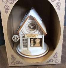 Ginger Cottages Wooden Christmas Ornament NIB Drosselmeyers Clock Shop picture