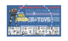 MAJOR MATT MASON SPACE EXPLORERS CLUB MEMBERSHIP CARD picture