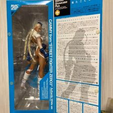 RARE Street Fighter ZERO3 Cammy Figure Blue Kaiyodo Capcom White Ver. Japan picture