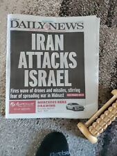 New York Daily News April 14,2024,Iran Attacks Israel picture