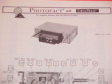 1976 PIONEER AM-FM RADIO SERVICE MANUAL GX-1500G CHEVROLET FORD CHRYSLER DODGE picture