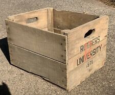 Ultra rare antique 1971 Rutgers University New Jersey crate picture