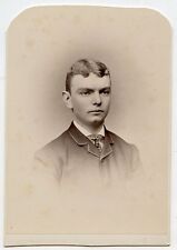 Cabinet Photo - Boston - University Young Man from Iowa - REID Family - 1883 picture