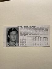 Joe Lafata Rube Fischer Minneapolis Millers 1948 AA Minor League Baseball Panel picture