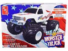 Skill 1 Snap Model Kit Chevrolet Silverado USA-1 Monster Truck 1/32 Scale Model picture