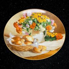 W. J. George Flowers Of Your Garden Series Chrysanthemums Collectors Plate 8.5”D picture