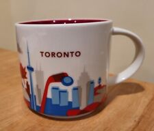STARBUCKS  Coffee Mug 2014 TORONTO  You Are Here Collection  RED INTERIOR  14 oz picture
