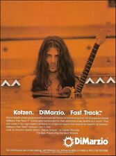 Poison Richie Kotzen 1992 DiMarzio guitar pickups advertisement 8 x 11 ad print picture