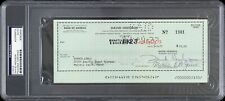 1977 David Hedison The Fly Signed Check (PSA/DNA Slabbed) picture