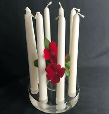 Mid Century Modern Lucite Candle Holder Vase Candlestick Vintage  picture