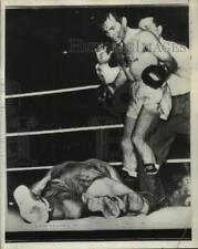 1959 Press Photo World Flyweight Champion Pascual Perez Beats Sadao Yaoita picture
