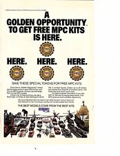 1982 MPC Model Kit Golden Opportunity Token Vintage Magazine Comic Ad Print Page picture