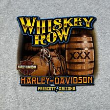 Harley Davidson Shirt Mens XL Whiskey Row Prescott Arizona Double Sided Graphic picture