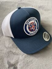 DETROIT TIGERS Classic Throwback Logo 1984 Trucker Snapback Baseball Cap Hat NEW picture