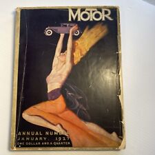 January 1927 Motor. Rare Great Condition. Trade Magazine. picture