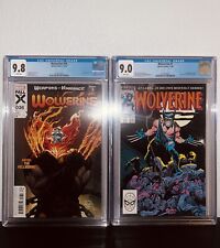 Wolverine #36 CGC 9.8 Hellverine Plus Wolverine #1 1988 CGC 9.0 picture
