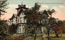 1910's Mary M. Packer Hospital Sunbury Pennsylvania Building PA Posted Postcard picture