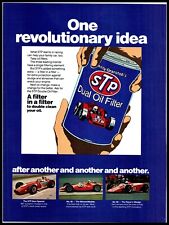 1973 Magazine Print Ad-STP, Race Cars, Whooshmobile Novi Special Racers Wedge A5 picture