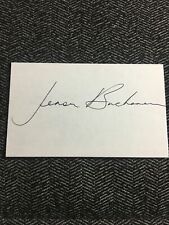 JENSEN BUCHANAN - SOAP ACTRESS - AUTOGRAPH - INDEX CARD - AUTHENTIC picture