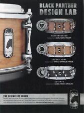 2017 Print Ad of Mapex Black Panther Design Lab Snare Drums Heartbreaker Equinox picture