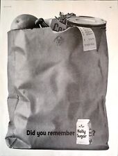 1961 Holly Sugar Did You Remember Kraft Timber Tuff Brown Paper Bag Print Ad picture
