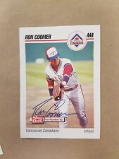 Ron Coomer Autograph 1992 SPORTS signed Baseball card MLB Vancouver Canadians picture