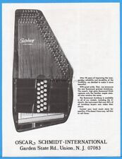1977 Oscar Schmidt Union New Jersey Rosewood Autoharp Vintage PHOTO Print Ad picture