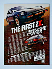 1979 Datsun 280 ZK Vintage The First ZX Original Print Ad-8.5 x 11