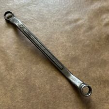 VINTAGE 9/16 x 1/2 AF 'E' DOUBLE END RING SPANNER WRENCH HAND TOOL MADE IN USA picture