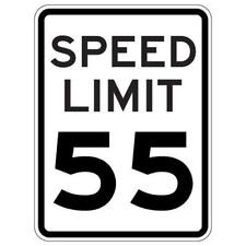 New Metal Sign Aluminum Sign R2 1 55 Mph Speed Limit H.i.p. Signs For Outdoor &  picture