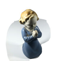 VINTAGE GERMANY FIGERINE METZLER ORTLOFF Girl Porcelain On Knees Praying #5100 picture