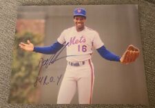 DOC GOODEN SIGNED 8X10 PHOTO NEW YORK METS INSCRIBED 1984 ROY W/COA+ PROOF WOW  picture