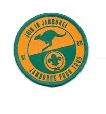 1987-88 World Jamboree Pour Tous Join In Jamboree Patch GRN Bdr. picture