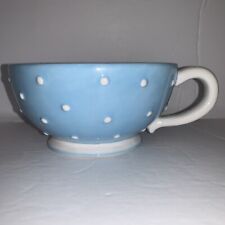 Susan Branch Coffee Mug 2002 Michel & Company Light Blue White Dots “Hi Mom” picture