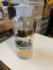 Vintage 4-4-0 General Glass Decanter - Lionel Train Room Display picture