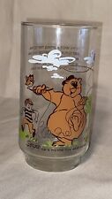 Vintage LK's Pierre the Bear Series Glass Spring 1977 Cartoon Glass picture