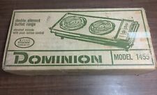 Vintage 1966 Dominion Model 1455 Double Element Electric Buffet Range In box picture